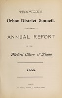 view [Report 1905] / Medical Officer of Health, Trawden U.D.C.