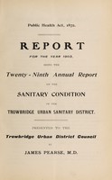 view [Report 1903] / Medical Officer of Health, Trowbridge U.D.C.