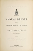 view [Report 1912] / Medical Officer of Health, Royal Tunbridge Wells Borough.