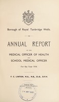 view [Report 1934] / Medical Officer of Health, Royal Tunbridge Wells Borough.