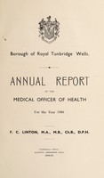 view [Report 1944] / Medical Officer of Health, Royal Tunbridge Wells Borough.