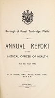 view [Report 1945] / Medical Officer of Health, Royal Tunbridge Wells Borough.