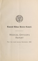 view [Report 1896] / Medical Officer of Health, Tunstall U.D.C.