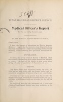 view [Report 1900] / Medical Officer of Health, Tunstall U.D.C.