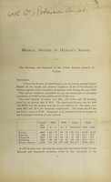 view [Report 1903] / Medical Officer of Health, Turton Local Board / U.D.C.