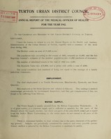 view [Report 1942] / Medical Officer of Health, Turton Local Board / U.D.C.