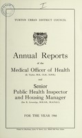 view [Report 1966] / Medical Officer of Health, Turton Local Board / U.D.C.