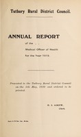 view [Report 1919] / Medical Officer of Health, Tutbury R.D.C.