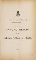 view [Report 1917] / Medical Officer of Health, Tynemouth County Borough.