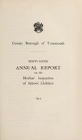 view [Report 1954] / School Medical Officer of Health, Tynemouth County Borough.