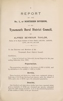 view [Report 1909] / Medical Officer of Health, Tynemouth R.D.C.