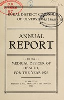 view [Report 1925] / Medical Officer of Health, Ulverston R.D.C.