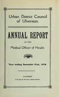 view [Report 1919] / Medical Officer of Health, Ulverston U.D.C.