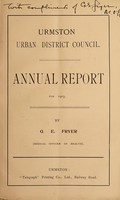 view [Report 1903] / Medical Officer of Health, Urmston U.D.C.