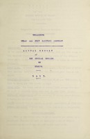 view [Report 1917] / Teignmouth Urban & Port Sanitary Districts / U.D.C. and Port Health Authority.