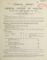 view [Report 1943] / Medical Officer of Health, Thetford U.D.C.