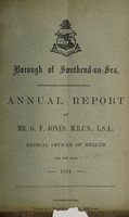 view [Report 1893] / Medical Officer of Health and School Medical Officer of Health, Southend-on-Sea Borough.