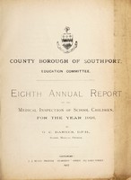 view [Report 1916] / School Medical Officer of Health, Southport County Borough.