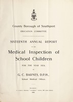 view [Report 1924] / School Medical Officer of Health, Southport County Borough.