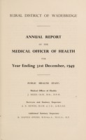 view [Report 1949] / Medical Officer of Health, Wadebridge R.D.C.