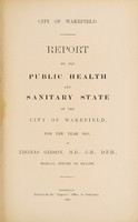 view [Report 1915] / Medical Officer of Health, Wakefield City.