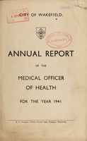 view [Report 1941] / Medical Officer of Health, Wakefield City.
