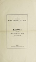 view [Report 1944] / Medical Officer of Health, Wakefield R.D.C.