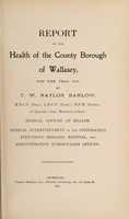 view [Report 1914] / Medical Officer of Health, Wallasey Local Board / U.D.C. / County Borough.