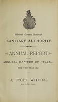 view [Report 1897] / Medical Officer of Health, Walsall County Borough.