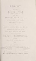 view [Report 1921] / Medical Officer of Health, Walsall County Borough.