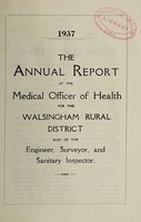 view [Report 1937] / Medical Officer of Health, Walsingham R.D.C.