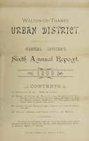 view [Report 1900] / Medical Officer of Health, Walton-on-Thames U.D.C.