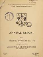 view [Report 1960] / Medical Officer of Health, Ware U.D.C.