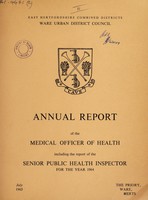 view [Report 1964] / Medical Officer of Health, Ware U.D.C.
