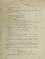 view [Report 1925] / Medical Officer of Health, Wareham Borough.