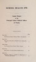 view [Report 1970] / School Medical Officer of Health, Warley County Borough.