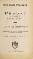 view [Report 1906] / Medical Officer of Health, Warrington County Borough.