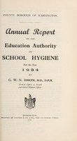 view [Report 1934] / School Medical Officer of Health, Warrington County Borough.