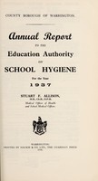 view [Report 1937] / School Medical Officer of Health, Warrington County Borough.