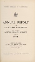 view [Report 1953] / School Medical Officer of Health, Warrington County Borough.