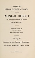 view [Report 1937] / Medical Officer of Health, Warsop U.D.C.