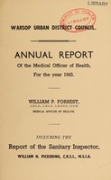 view [Report 1943] / Medical Officer of Health, Warsop U.D.C.