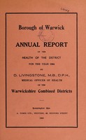 view [Report 1964] / Medical Officer of Health, Warwick Borough.