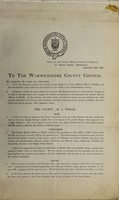 view [Report 1905] / Medical Officer of Health, Warwickshire County Council.