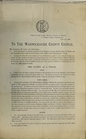 view [Report 1908] / Medical Officer of Health, Warwickshire County Council.