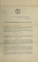 view [Report 1919] / Medical Officer of Health, Warwickshire County Council.
