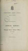 view [Report 1960] / Medical Officer of Health, Warwickshire County Council.