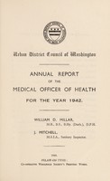 view [Report 1942] / Medical Officer of Health, Washington U.D.C.