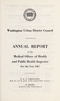 view [Report 1967] / Medical Officer of Health, Washington U.D.C.