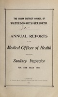 view [Report 1902] / Medical Officer of Health, Waterloo-with-Seaforth U.D.C.